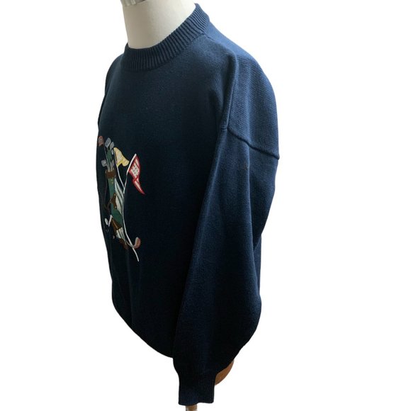Vintage‎ Brooks Brothers Golf Crewneck Sweater - Picture 9 of 11